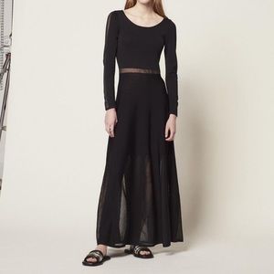 Sandro Maxi knitted dress